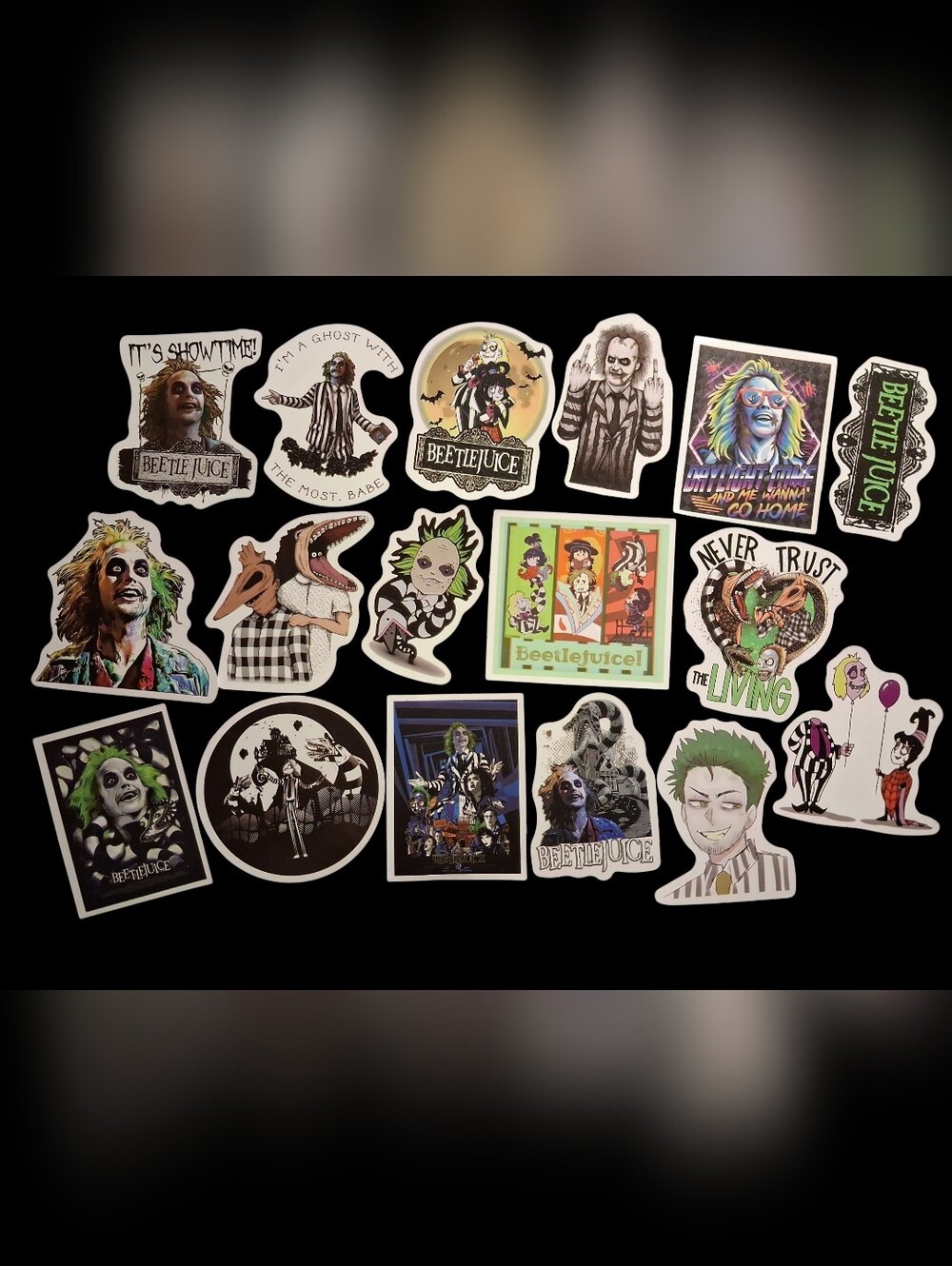 Beetlejuice Sticker Pack – Assorted Character Designs